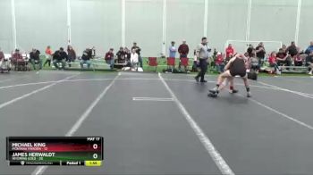 152 lbs Cross Bracket (8 Team) - Michael King, Montana Maroon vs James Herwaldt, Wyoming Gold