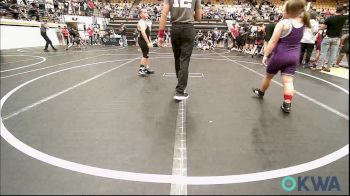 90 lbs Rr Rnd 4 - Finnlee Sales, Chickasha Youth Wrestling vs Gunner Coffelt, Bridge Creek Youth Wrestling