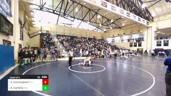 145 lbs Consi Of 4 - Asher Cunningham, State College vs Sam Cartella, Western Reserve Academy