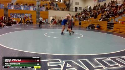 285 lbs Semifinal - Brock Sahlfeld, Glencoe vs Austin Phillips, Newberg