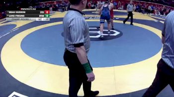 D2-285 lbs Champ. Round 1 - Beau Hudson, Steubenville vs Luke Freund, Wyoming