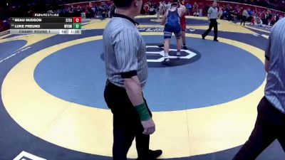D2-285 lbs Champ. Round 1 - Beau Hudson, Steubenville vs Luke Freund, Wyoming