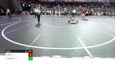 85 lbs Consi Of 4 - Gavin Kell, Wentzville Wrestling Federation vs Kobe Fallert, Phenom