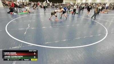 150 lbs Cons. Round 2 - Gavin Hoerr, Izzy Style Wrestling vs Xavier Dombkowski, Bad Karma Wrestling Club