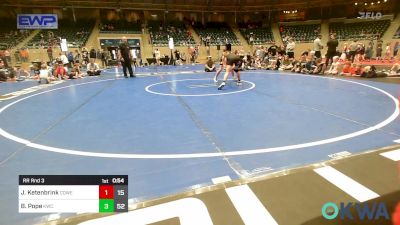 100 lbs Rr Rnd 3 - Jeter Ketenbrink, Coweta 12u vs Bryson Pope, Keystone Wrestling Club