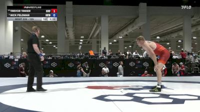 125 lbs Champ. Round 2 - Trevor Tinker, Central Coast Regional Training Center vs Nick Feldman, Ohio RTC/ Titan Mercury Wrestling Club (TMWC)