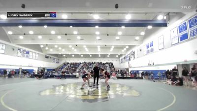 110 lbs Cons. Round 1 - Tina Garcia, University Nevada Las Vegas vs Audrey Swiderek, Menlo College