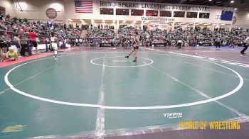 70 lbs Round Of 16 - Gabryel Flores, Ceres Pups Wrestling Club vs Dominic Avila, Central Coast Most Wanted