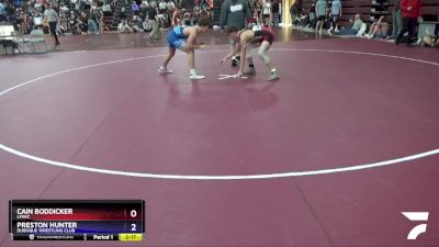 Junior-5 lbs Round 1 - Cain Boddicker, LMWC vs Preston Hunter, Dubuque Wrestling Club