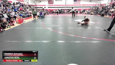 75-80 lbs Semifinal - Maverick Schlagle, Pleasant Hill Youth Wrestling vs Christian Hicks, Titan Wrestling Institute