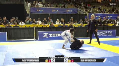 Ellie Mayor Opinion vs Avery Rae Brownrigg 2026 Pan Kids Jiu-Jitsu IBJJF Championship