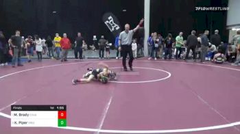 75 lbs Final - Michael Brady, Council Rock South vs Kolston Piper, Greencastle Antrim