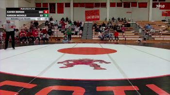 138 lbs Round 2 (6 Team) - Xavier Berges, Onaga HS vs Karson Nichols, Smith Center HS