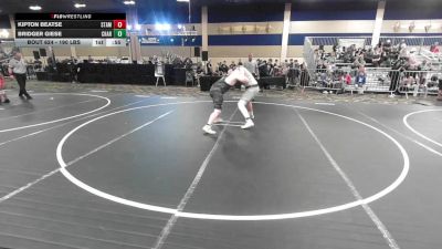 190 lbs 5th Place - Kipton Beatse, Stampede WC vs Bridger Giese, Charger WC