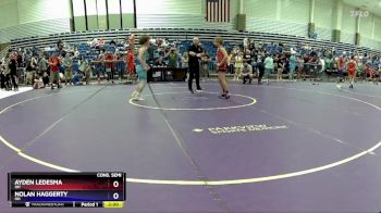 125 lbs Cons. Semi - Ayden Ledesma, OH vs Nolan Haggerty, OH