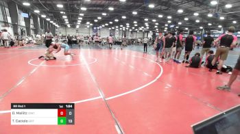 126 lbs Rr Rnd 1 - Daniel Mallitz, Contender Elite vs Teagan Caciolo, Grit Mat Club Blue