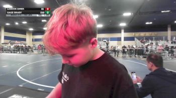 190 lbs Consi Of 16 #2 - Landon Jurek, Big Red vs Gage Brady, Charger WC