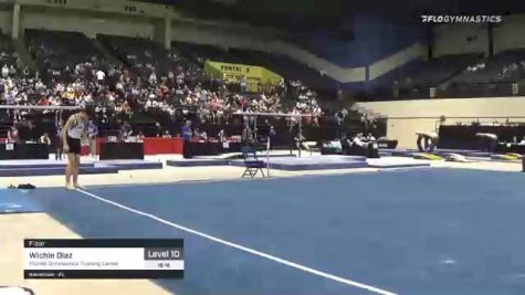 Wichie Diaz - Floor, Florida Gymnastics Training Center - 2021 USA Gymnastics Development Program National Championships