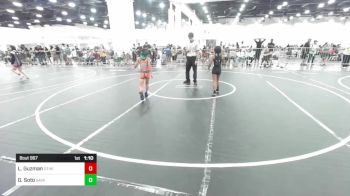 65 lbs Semifinal - Liam Guzman, Other Team vs Giselle Soto, Savage House WC