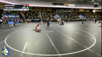 215 lbs 9th Place Match - Dan French, Woodstock (Marian) vs Maddon Evans, Hampton-Dumont-CAL