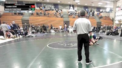 144 lbs 7th Place Match - Caden Cook, Faith Lutheran vs Mahlon Pobstman, Casteel