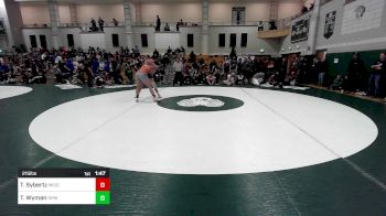 215 lbs Round Of 16 - Tristan Sybertz, Middleborough vs TJ Wyman, Norwood