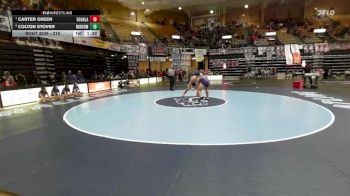 215 lbs Semifinal - Carter Green, Douglass Hs vs Colton Stover, Norton Community Hs