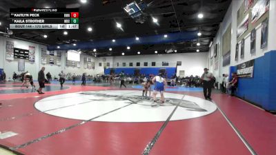170 Girls Champ. Round 1 - Kaila Strother, Mater Dei Catholic vs Kaitlyn Peck, Ramona
