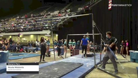 Nicole Middents - Women's Pairs, Salute Gymnastics - 2021 Women's Xcel Region 4 Championships