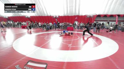 190 lbs Cons. Sub-quarters - Tanner Menge, Kindred Wrestling Club vs Joseph Fitak, Mat Rats