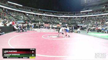 175-2A Cons. Round 1 - Kannon Sherman, Norwood vs Jose Martinez, Rye