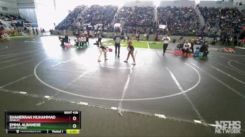 114 lbs Quarterfinal - Shaherrah Muhammad, Fernley vs Emma Albanese, SLAM! NEVADA