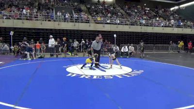 40 lbs Round Of 16 - Calvin Handy, Red Lion, PA vs Lukas Gregula, Pittsburgh, PA