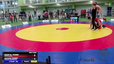 80kg Semifinal - Adam El Yossri, Sackville WC vs Nathan Sweet, London-Western WC