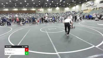 62 lbs Quarterfinal - William Villa Jr, Gladiator Wrestling vs Declan Broad, Greenwave Youth WC