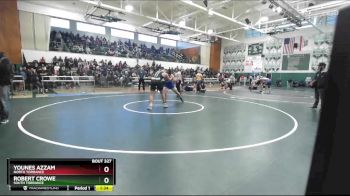 215 lbs Champ. Round 2 - Robert Crowe, South Torrance vs Younes Azzam, North Torrance