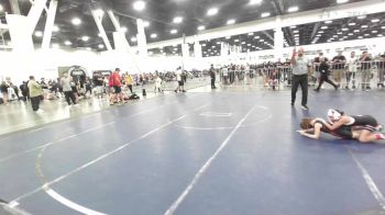 64 lbs Round Of 16 - Zanyah Keys, Team Aggression vs Kalani Barabin, Grindhouse WC