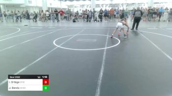 66 lbs Round Of 16 - Isaac `the Hammer` Ortega, Desert Dogs WC vs Johnathan Bandy, Monster Garage