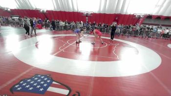 135 lbs Cons. Round 3 - Adison Clark, Merrill vs Addisen Olson, Team Nazar Training Center