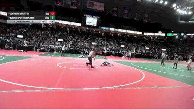 58 lbs Cons. Round 5 - Zavier Martin, OHCA vs Kham Poindexter, SWCA