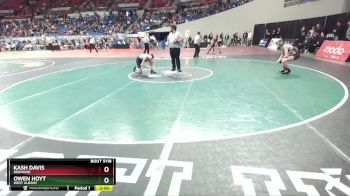 5A-113 lbs Quarterfinal - Owen Hoyt, West Albany vs Kash Davis, Redmond