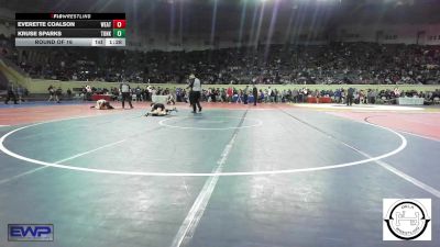 92 lbs Round Of 16 - Everette Coalson, Weatherford vs Kruse Sparks, Tonkawa