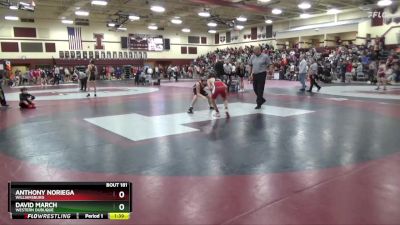 JV-1 lbs Round 2 - Anthony Noriega, Williamsburg vs David March, Western Dubuque