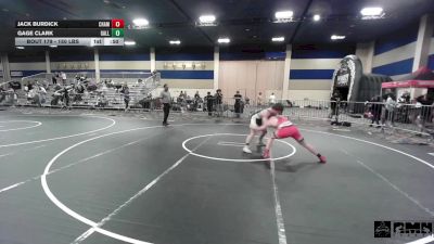 150 lbs Quarterfinal - Jack Burdick, Champions WC vs Gage Clark, GALLARDO Wr Ac