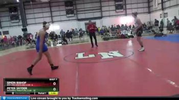 160 lbs Round 3 (6 Team) - Peter Snyder, SEAHAWKS WRESTLING CLUB vs Simon Bishop, RED LION WRESTLING CLUB