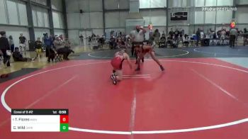109 lbs Consi Of 8 #2 - Theodore Flores, Maine Eagles vs Cadyn Wild, Dark Knights