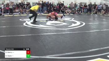 132-C lbs Round Of 64 - Shad Henry, OH vs Harper Sipes, PA