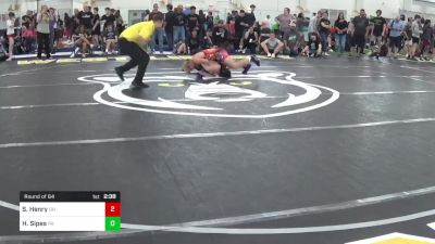 132-C lbs Round Of 64 - Shad Henry, OH vs Harper Sipes, PA