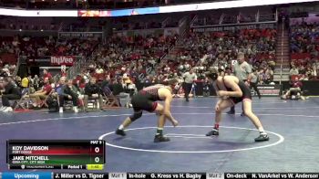 3A-138 lbs Champ. Round 2 - Jake Mitchell, Iowa City, City High vs Koy Davidson, Fort Dodge