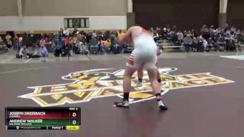 285 lbs Cons. Round 2 - Andrew Walker, Baldwin Wallace vs Joseph Dreisbach, Lourdes